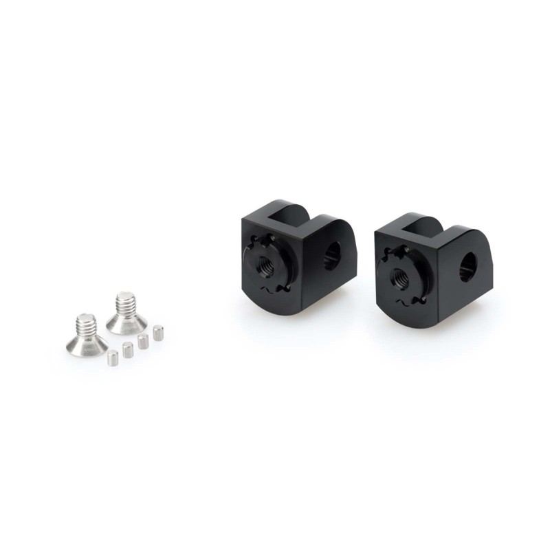 puig adjustable rider pads adapters kawasaki ninja e 1 24 25 black