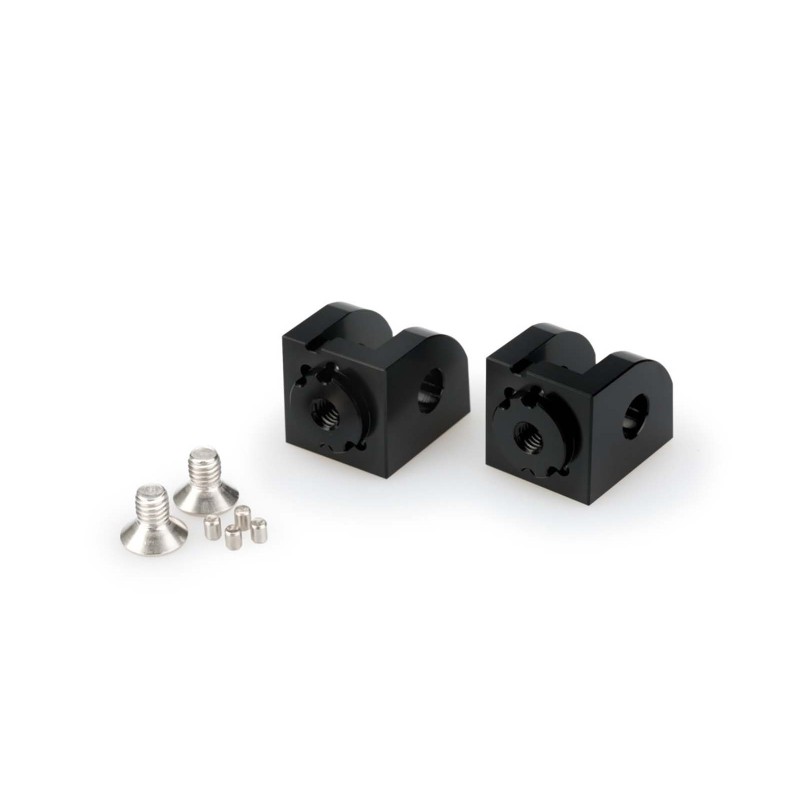 puig adjustable rider pegs adapters suzuki gsx s1000 gx 24 25 black