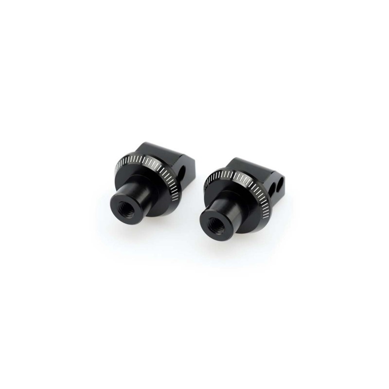 Adaptateurs de repose-pieds passager fixes Puig pour Honda CB500F 19/21, noir
