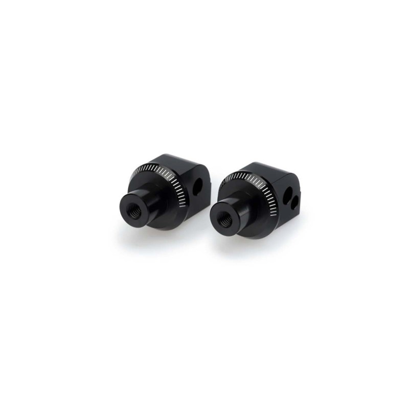Adaptateurs Puig pour repose-pieds passager fixes BMW R1300 GS 2023/2025, noir