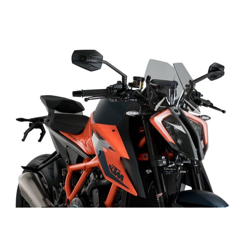puig naked ng sport windshield for ktm 1290 superduke r 20 24 light smoke