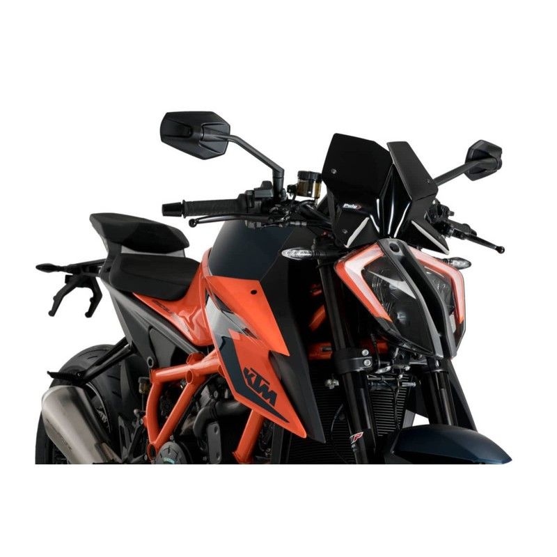 Bulle sport Puig Naked NG pour KTM 1290 Superduke R 20/24, noire