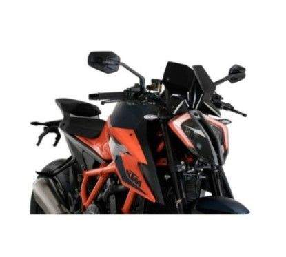 Bulle sport Puig Naked NG pour KTM 1290 Superduke R 20/24, noire