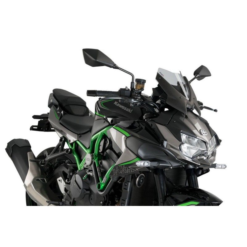 Cupula deportiva Puig Naked NG para Kawasaki Z H2 2024 ahumada clara