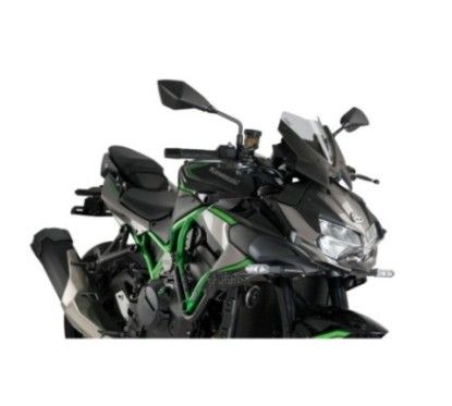 Cupula deportiva Puig Naked NG para Kawasaki Z H2 2024 ahumada clara