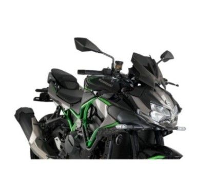 Cupula deportiva Puig Naked NG para Kawasaki Z H2 2024 ahumada oscura