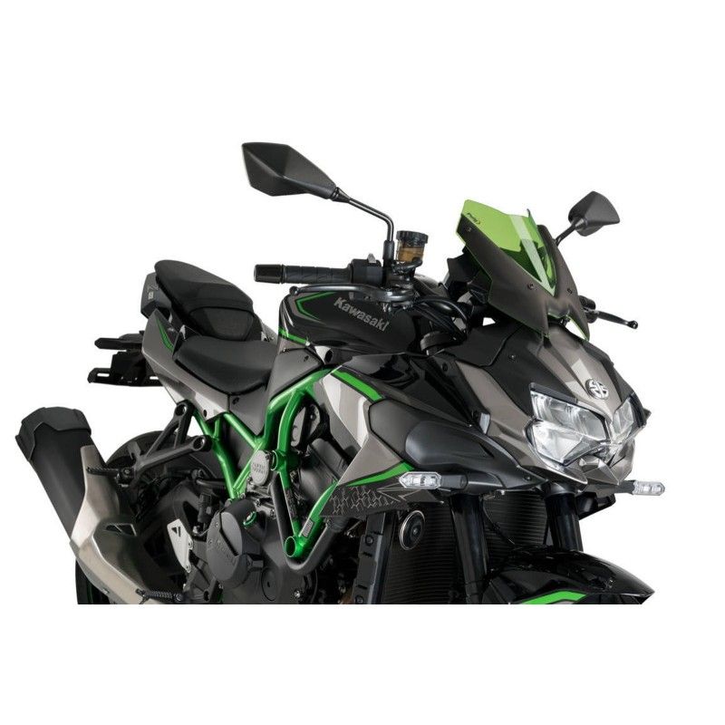 Cupula puig nude ng sport para kawasaki z h2 20 24 verde