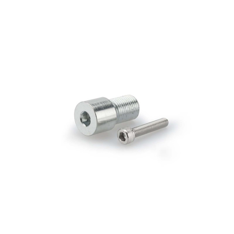 puig adattatore specchietto retrovisore per yamaha x max 125 14 16 silver 9583p