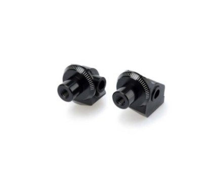 PUIG POGG ADAPTERS FIXED DRIVER BMW R1250 GS TRIPLE BLACK 21-23 BLACK