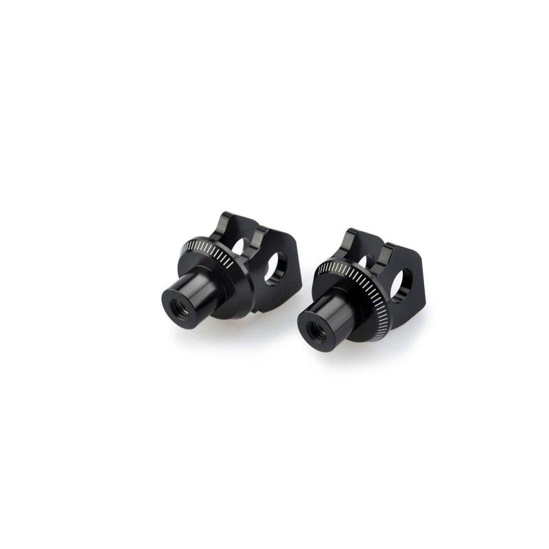 Adaptateurs Puig pour repose-pieds fixes Kawasaki Eliminator 500 24/25, noir