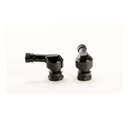 RACINGBIKE VALVES 90 DEGRES POUR PNEUS TUBELESS COULEUR NOIR - DiamEtre: 11,3 mm