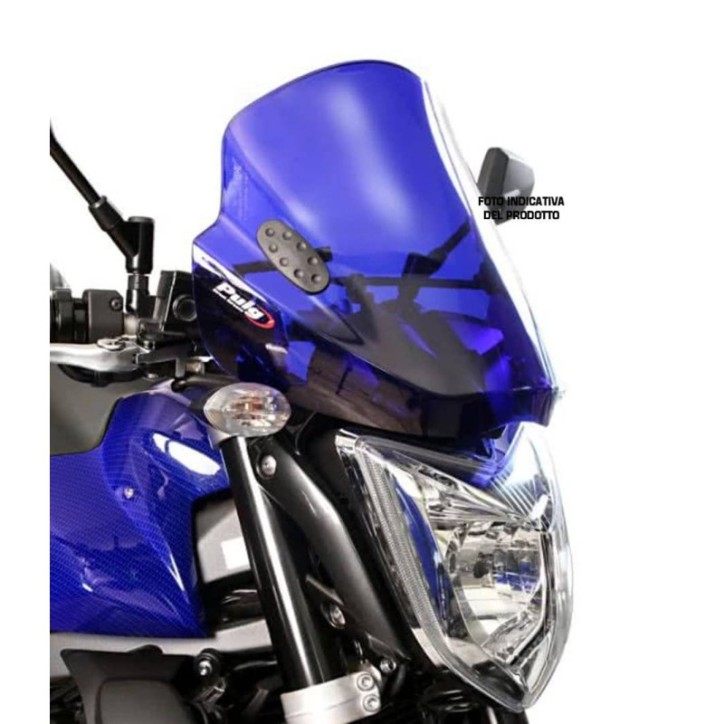 PUIG PARE - BRISE UNIVERSEL TREND KAWASAKI ER-6N 12-16 BLEU