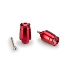 Embouts de guidon Puig Mod Sport pour Honda VFR800F 98-01 Rouge