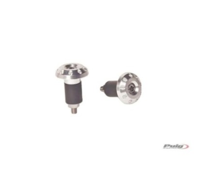 Extremos de manillar Puig Mod Race para Yamaha YZF R3 19-24 en color plata