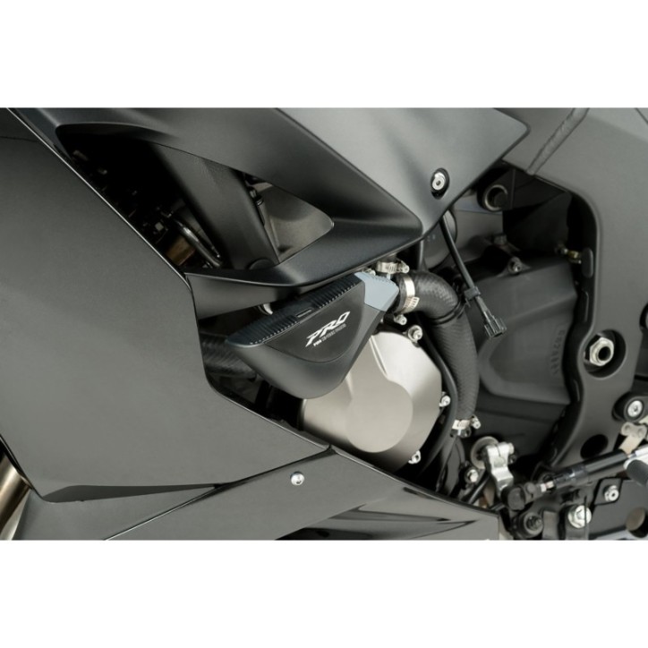 PROTECTIONS DE CADRE PUIG MOD. PRO KAWASAKI ZX-6R NINJA 18-23 NOIR