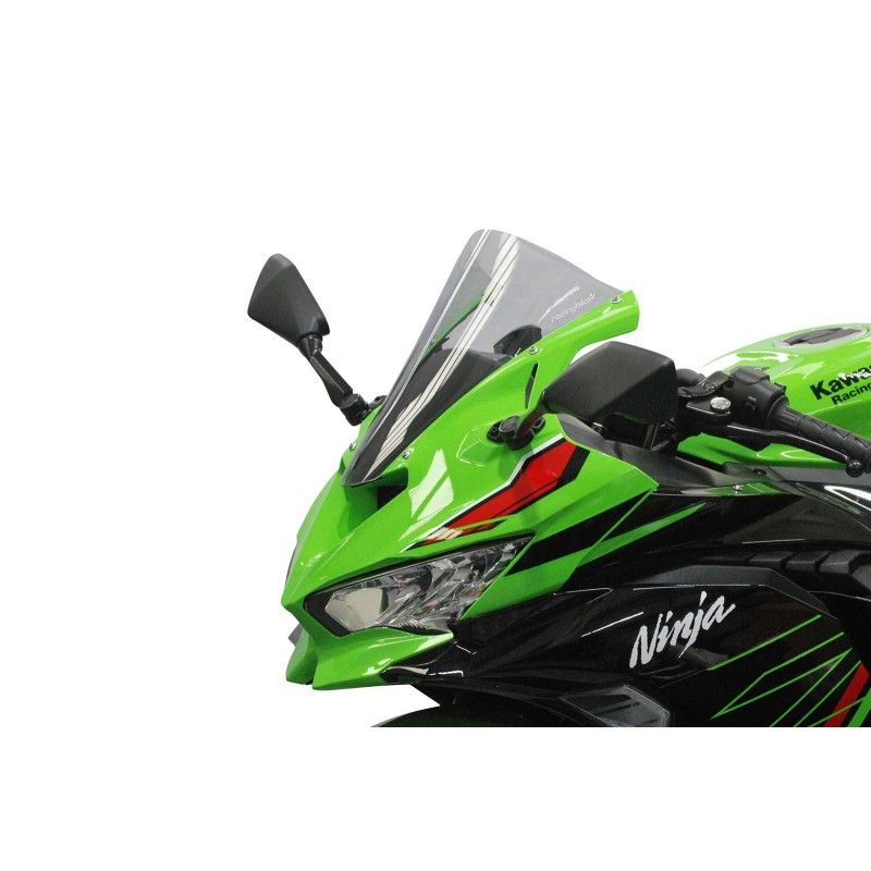 Pantalla de carreras HP Racingbike para Kawasaki ZX-4R Ninja 24/25, color ahumado claro