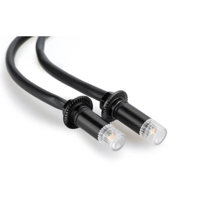 PUIG FRECCE LED MODELLO TAB NERO - Omologate-Diametro: 10x10 mm-12V-1W-Filettatura M6