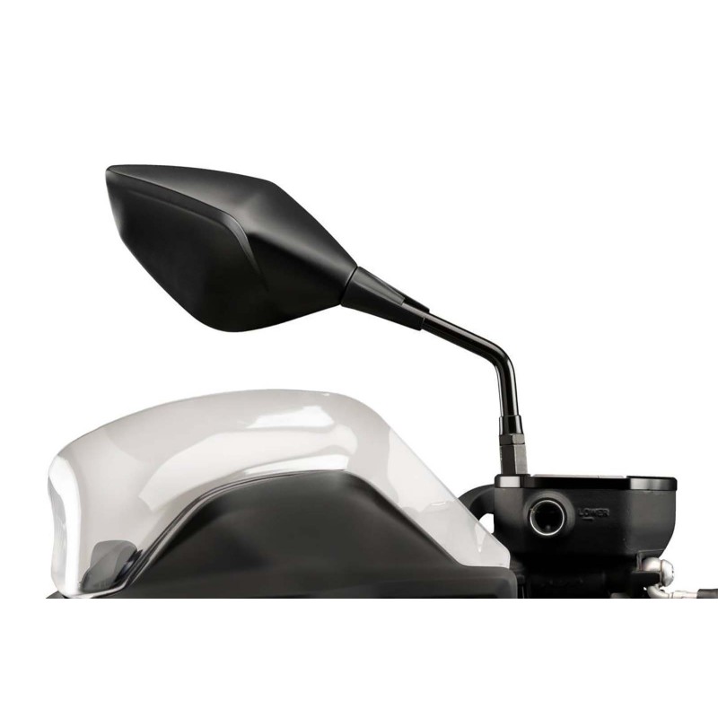 PUIG LEFT REARVIEW MIRROR MOD. Z3 BLACK - Adjustable - 70 degree fixing - Approved
