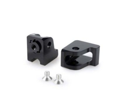 puig adjustable rider pads adapters for triumph tiger 900 gt aragon 2023 black