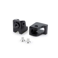 puig adjustable driver's seat adapters for triumph tiger 900 gt rally aragon 2023 black
