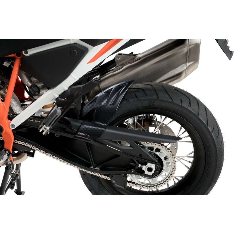 Garde-boue arriere Puig pour KTM 1290 RS Super Adventure 2021/2024, look carbone