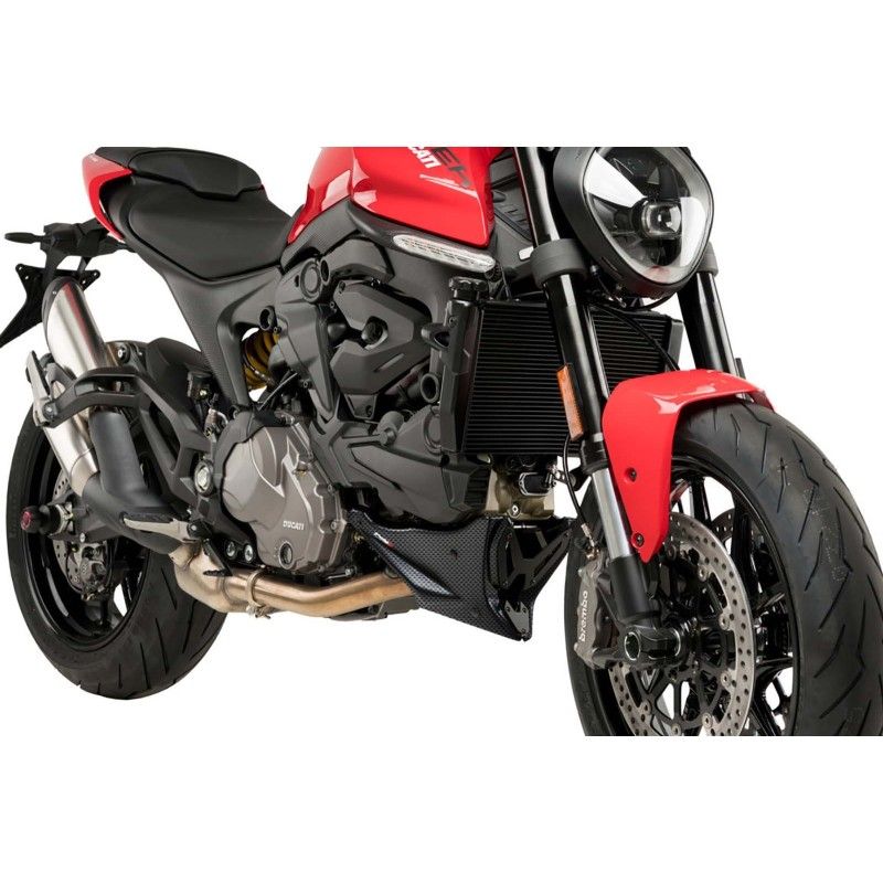 Embouts Puig pour Ducati Monster 937 21/25, look carbone