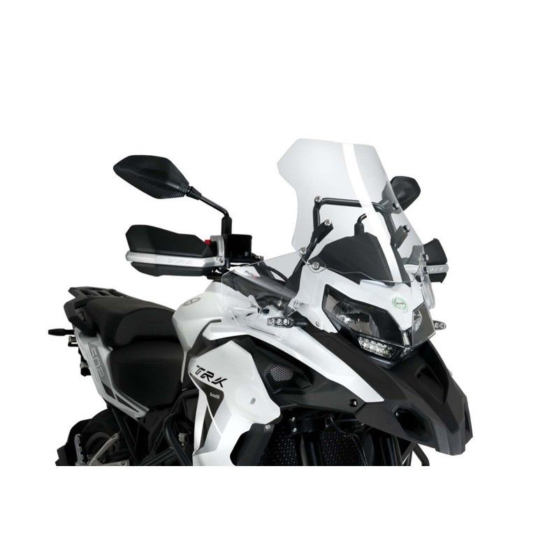 puig front deflectors increased benelli trk 502 x 18 25 transparent