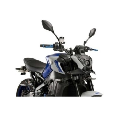 ALERON DELANTERO PUIG DOWNFORCE NAKED YAMAHA MT-09 SP 21-23 NEGRO MATE