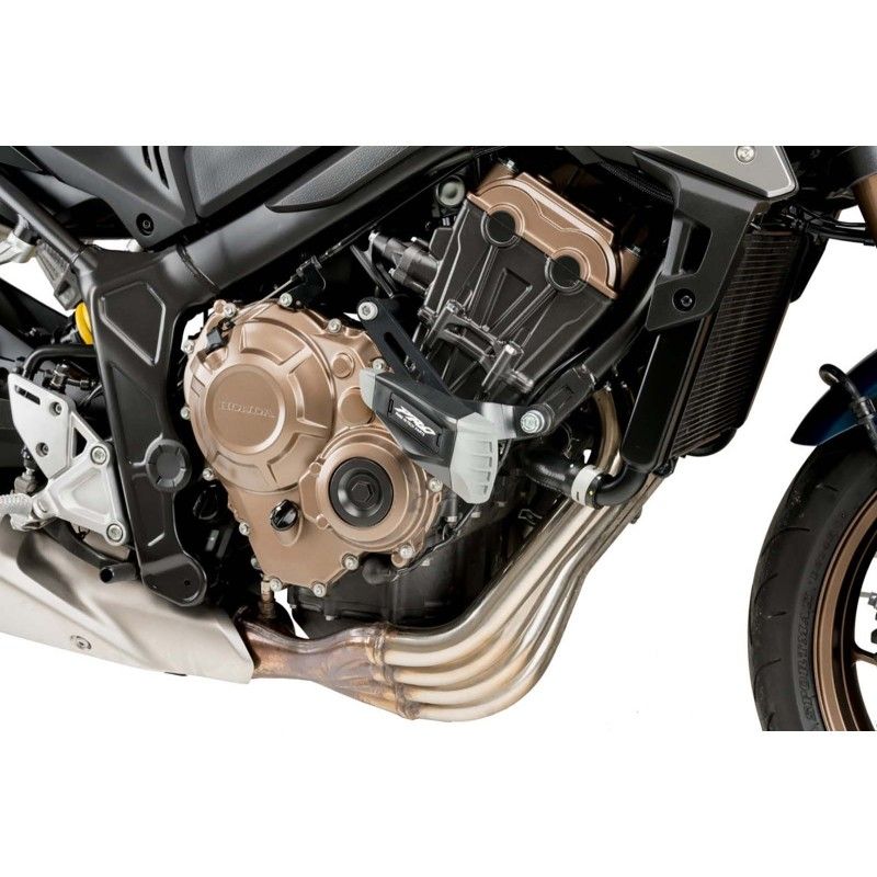 Deslizadores de chasis Puig Mod Pro 20 para Honda CB650 R Neo Sports Cafe 19-23 Negro