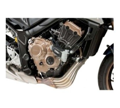 Deslizadores de chasis Puig Mod Pro 20 para Honda CB650 R Neo Sports Cafe 19-23 Negro
