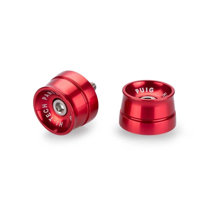 Balancines Puig Speed Mod para Yamaha YZF R6 Race 22 24 en color rojo
