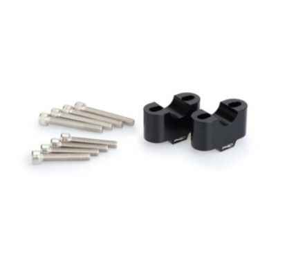 puig risers for handlebars kawasaki z500 24 25 black 3672n