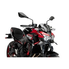Becquet avant Puig Downforce Naked Kawasaki Z650 2021-2025 noir mat