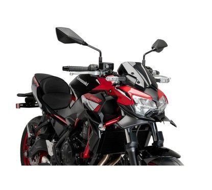 puig front spoiler downforce naked kawasaki z650 21 25 matt black