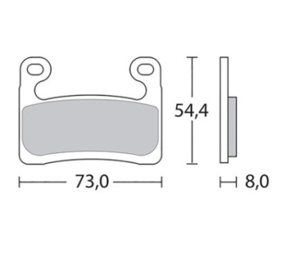 PLAQUETTES DE FREIN BREMBO COMPOSE Z04 BMW R1250 GS ADVENTURE 19-21