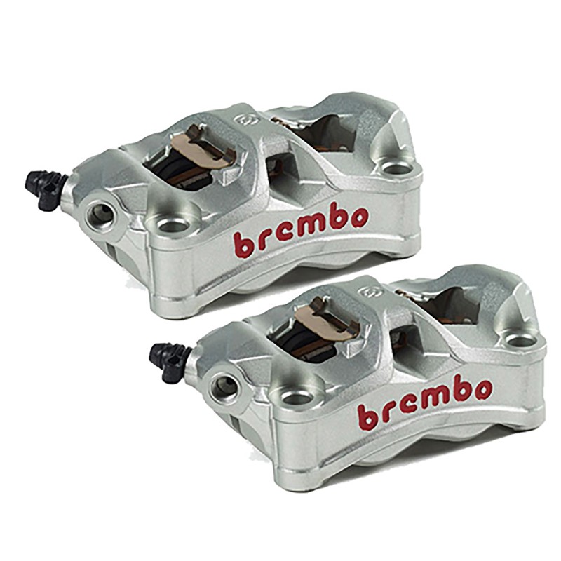 BREMBO STYLEMA MONOBLOCK RADIAL BRAKE CALIPERS KIT APRILIA RSV4 RF RR 15-20 TITANIUM