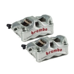 BREMBO KIT PINZE FRENO RADIALI STYLEMA MONOBLOCCO APRILIA RSV4 FACTORY R 09-14 TITANIO