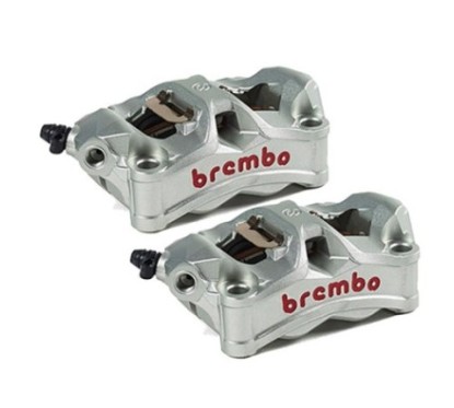 BREMBO STYLEMA MONOBLOCK RADIAL BRAKE CALIPERS KIT FOR KTM 1190 R RC8 08-15 TITANIUM