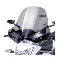 PUIG UNIV. WINDSCHUTZSCHEIBE TOURING II BMW F800 R 09-14 LEICHTER RAUCH