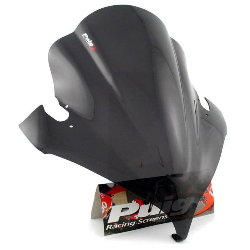 puig racing windshield for yamaha fz6 fazer 04 08 dark smoke