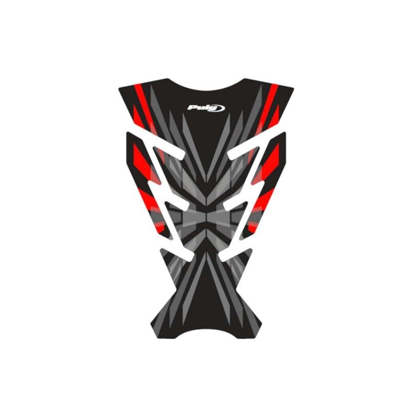 puig adesivi protezione serbatoio modello challenge rosso
