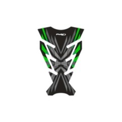 Autocollants de protection de reservoir Puig modele Challenge vert