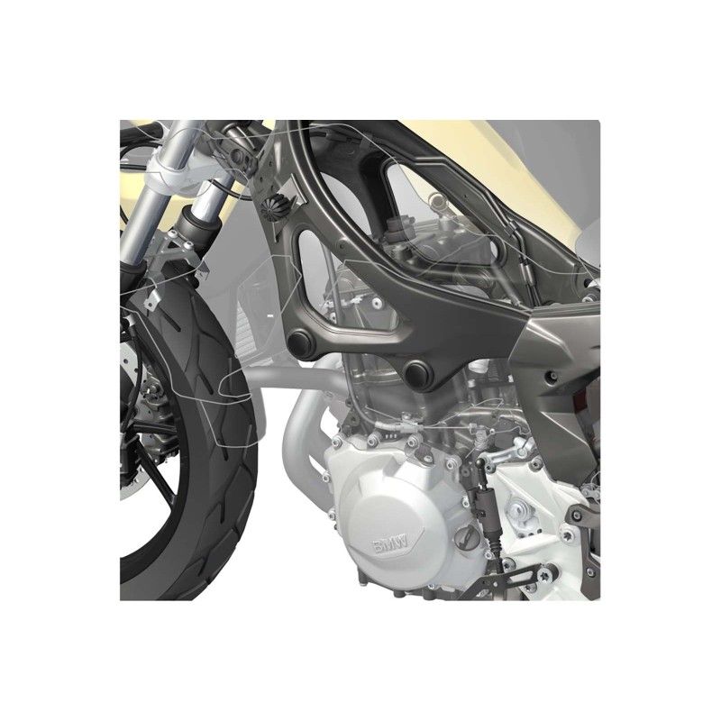 Caches de cadre Puig pour BMW F900 GS 2024/2025, noirs