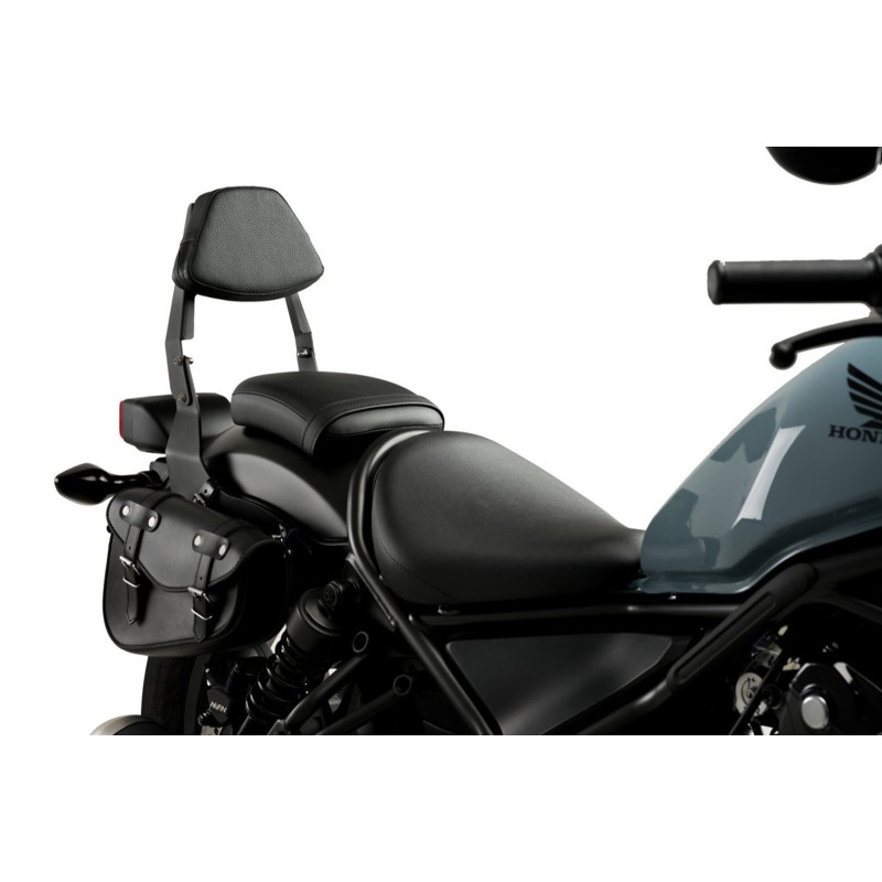 CUSTOM ACCES DOSSIER FIXE HONDA CMX500 REBEL 17-19 NOIR