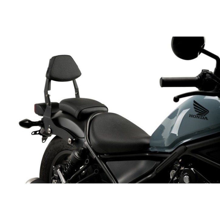 CUSTOM ACCES REMOVABLE BACKREST HONDA CMX500 REBEL 17-19 BLACK