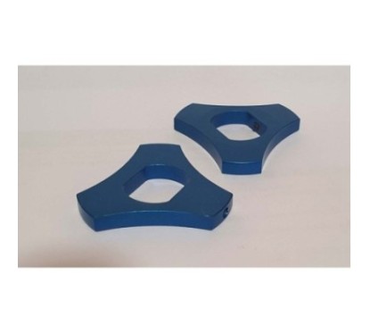 PUIG FORK PRELOAD ADJUSTMENT RINGS HONDA CBR600 RR 03-04 BLUE. Sold in pairs.