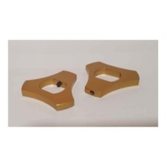 PUIG FORK PRELOAD ADJUSTMENT RINGS HONDA CBR600 F 00-07 GOLD. Sold in pairs.