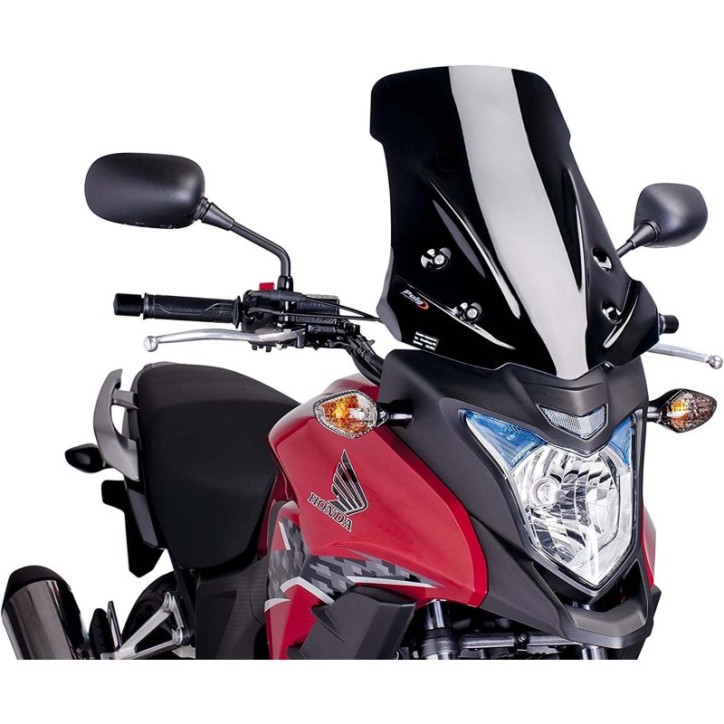 PUIG TOURING SCREEN HONDA CB500X 13-15 BLACK-OFFER