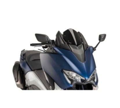 PUIG CUPOLINO V-TECH LINE SUPERSPORT PER YAMAHA T-MAX 530 DX SX ANNO 17-19 COLORE NERO