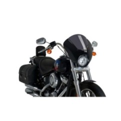 CUSTOM ACCES CUPOLINO SEMICARENATO DARK NIGHT PER HARLEY DAVIDSON SOFTAIL LOW RIDER ANNO 18-19 COLORE FUME SCURO